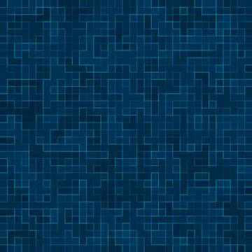 Texture Swimming pool Mosaic tile background. Wallpaper, banner, backdrop. Stock Illustration