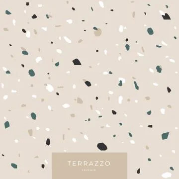 Texture Terrazzo in light gray colors. Stock Illustration