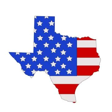 Texture Texas State Icon Stock Illustration