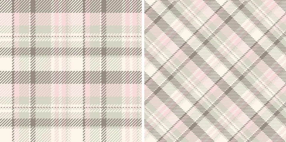 Texture textile background of seamless plaid vector with a tartan pattern c.. Stockillustratie