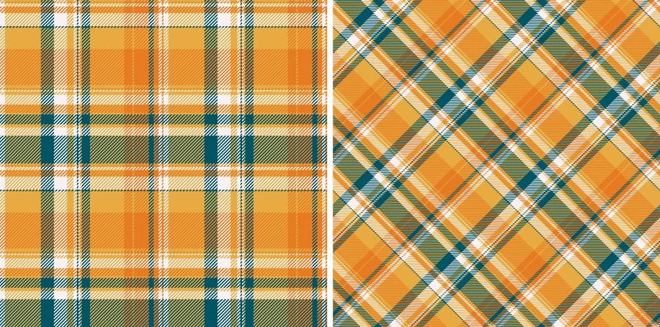 Texture textile check of pattern seamless plaid with a tartan vector backgr.. Stock Illustration