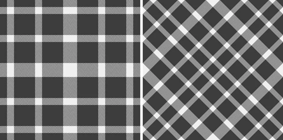 Texture textile fabric of seamless vector pattern with a tartan background .. Illustrazione stock