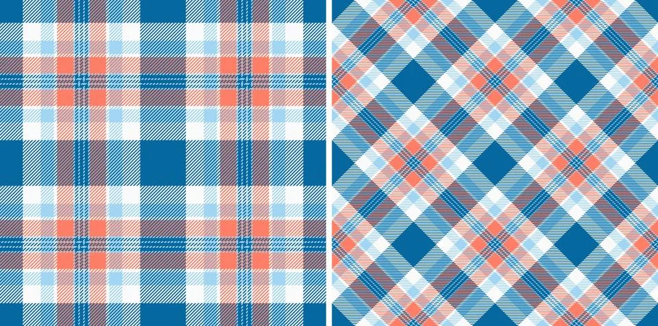 Texture textile plaid of tartan pattern background with a fabric vector che.. Illustrazione stock
