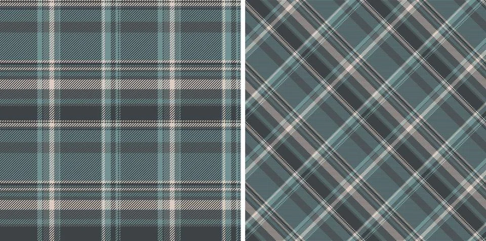 Texture textile tartan of seamless vector pattern with a fabric background .. Illustrazione stock