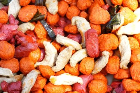 Texture of Thai food Stock Photos