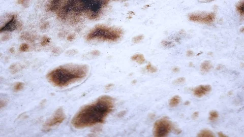 Texture of thin bread Stock Footage 88318505