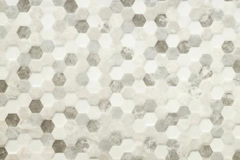 Texture of tile with beautiful pattern as background, top view Foto stock