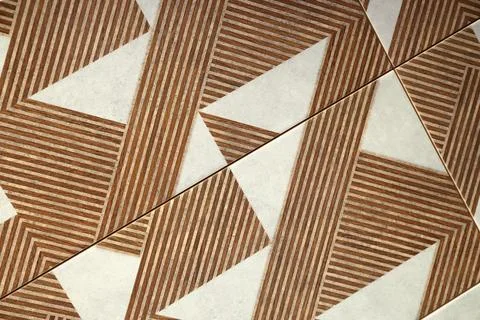 Texture of tiles with beautiful pattern as background, top view 스톡 사진
