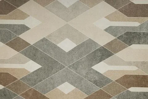 Texture of tiles with beautiful pattern as background, top view Stock Photos