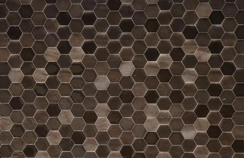 Texture of tiles with beautiful pattern as background, top view Foto stock