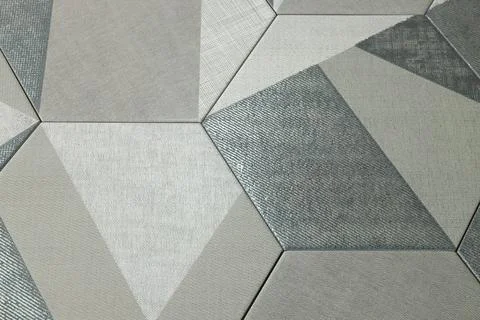 Texture of tiles with beautiful pattern as background, above view Stock Photos