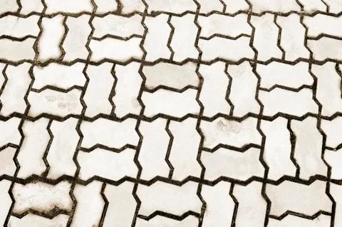 The texture of the tiles of the sidewalk grey stackable blocks Stock-Fotos