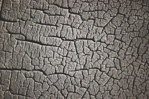 Texture of of tire cracks. Stock Photos