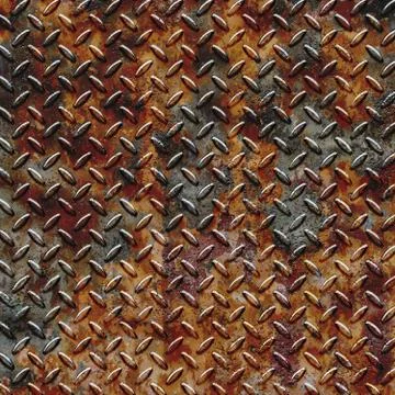 Texture too rusty galvanized Stock Illustration