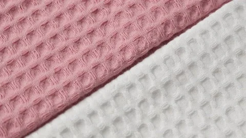 The texture of towels of different colors spin close-up Stock Footage 152932021