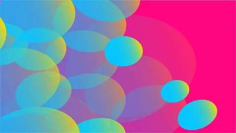 Texture of transparent blue abstract three-dimensional unique magic round and Stock Illustration