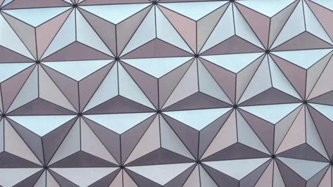 Texture of triangle shapes, 3 dimensional repeating pattern Stock Footage 301108647