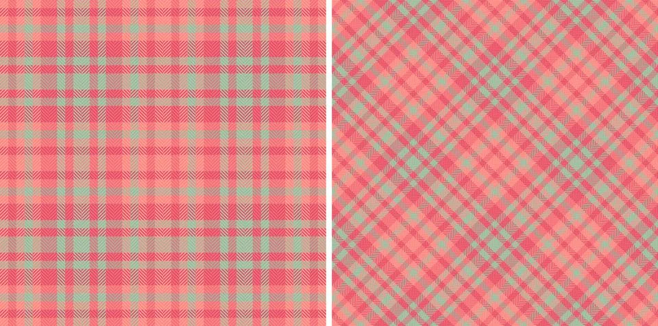 Texture vector pattern of fabric textile tartan with a check background pla.. 库存插图