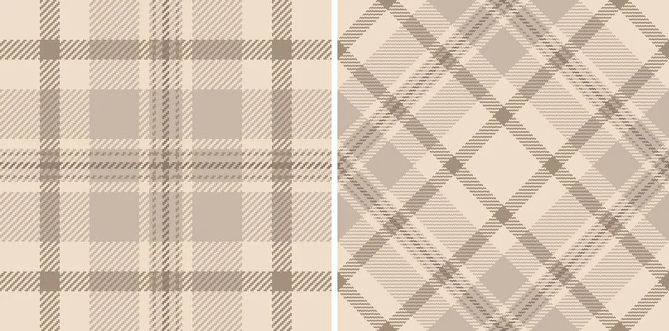 Texture vector textile of fabric check pattern with a plaid background tart.. Stock Illustration