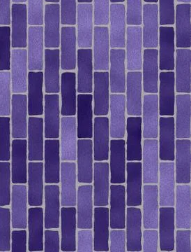 Texture of violet brick wall Stock Illustration