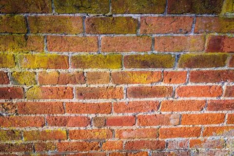 Texture wall background pattern of old vintage weathered brick Stock Photos
