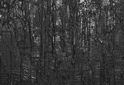 Texture wall with flowing paint, art black background Stock Photos