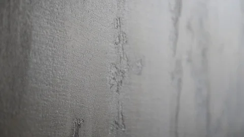Texture of the wall with gray handmade plaster Stock Footage 97221147
