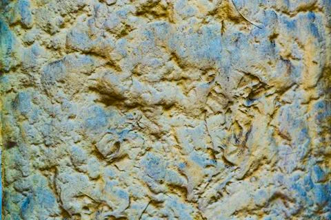The texture of the wall. Gypsum painted background. Porous volumetric background Stock Photos