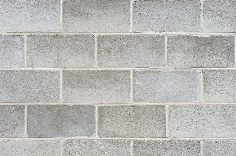 The texture of the wall is the laying of expanded clay blocks. Background for Stock Photos