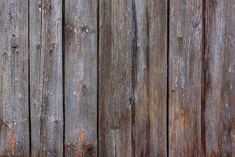Texture of the wall from old boards Stock Photos