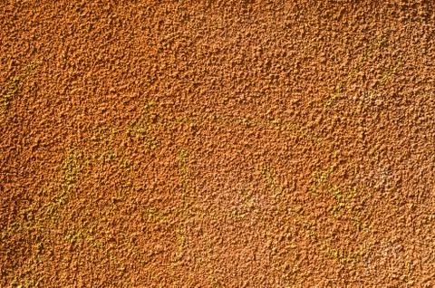 Texture wall with orange plaster Foto stock