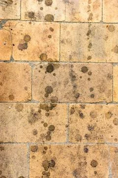 Texture of wall surface tile. Dirt, grunge, stains. Drops, ink, stain Stock Photos