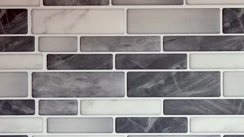 Texture, wallpaper, background in rectangular geometric shapes in gray colors Stock Footage 269645765