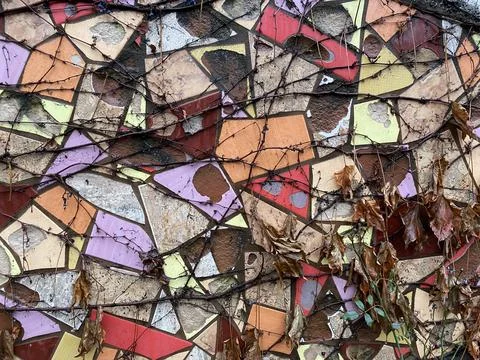 Texture for wallpapers, backgrounds, for graphic designs, like stained glass Stock Photos