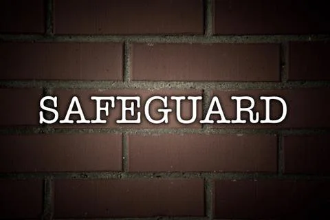Texture of the walls of bricks with title Stock Photos