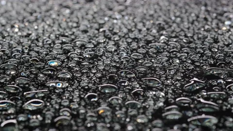 The texture of water droplets Stock Footage 146816380