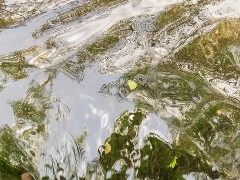 Texture of water in motion Foto stock