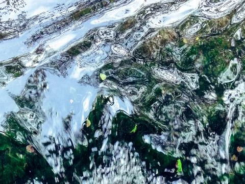 Texture of water in motion Stock Photos