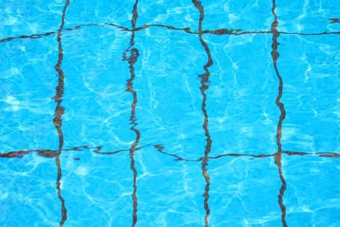 The texture of the water in the pool Stock Photos