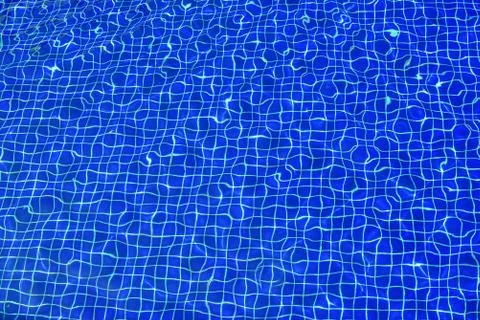 The texture of the water in the pool. Foto stock