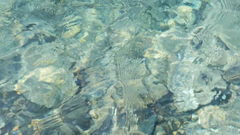 Texture of water reflections Stock Footage 263864985
