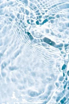 The texture of water on a white background. Stock Photos
