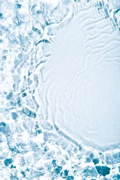The texture of water on a white background. Stock Photos