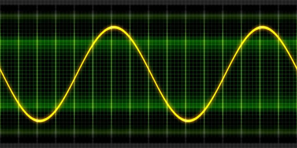 Texture wave oscilloscope イラスト素材