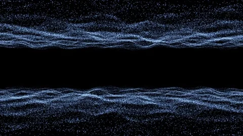 The texture of the waves is moving, the background is abstrac Stock Footage 317090947