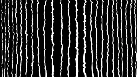 Texture of wavy doodle lines on a black background. イラスト素材