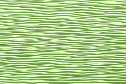 Texture of wavy green lines of an abstract geometric shape surface, backgroun Stock Photos