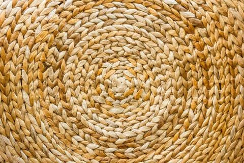 Texture of weave basket. Stock Photos