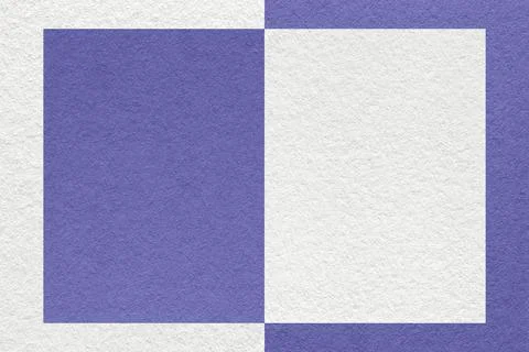 Texture of white and very peri paper background with geometric shape Stock Illustration