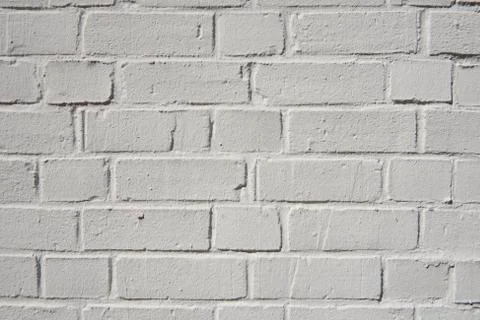 Texture of white brick wall Stock Photos